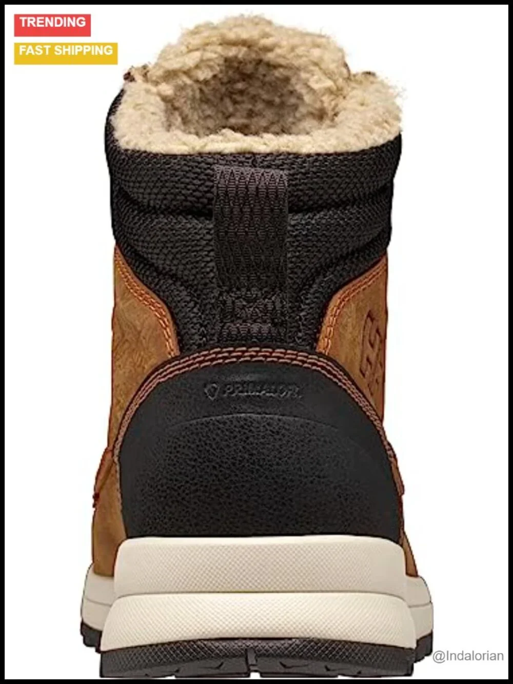 Men's Waterproof Leather Winter Snow Boots with Max-Grip Outsole